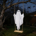 Glowing Halloween Ghost Swing Decoration