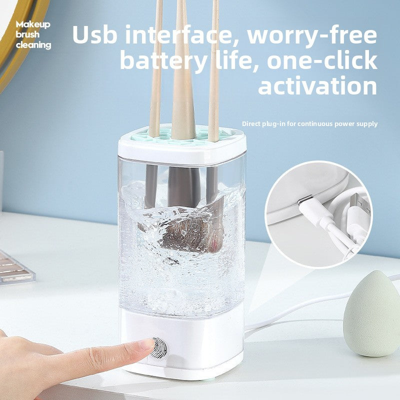 Automatic Makeup Brush Cleaner