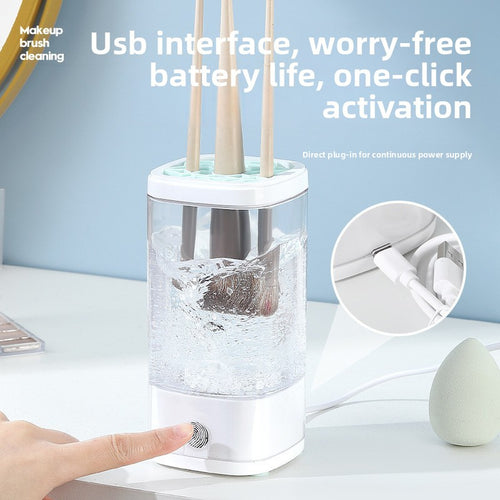 Automatic Makeup Brush Cleaner