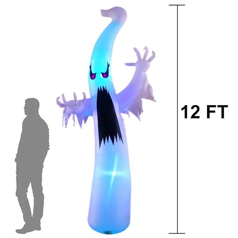 Giant Inflatable Ghost LED Halloween Yard Decoration
